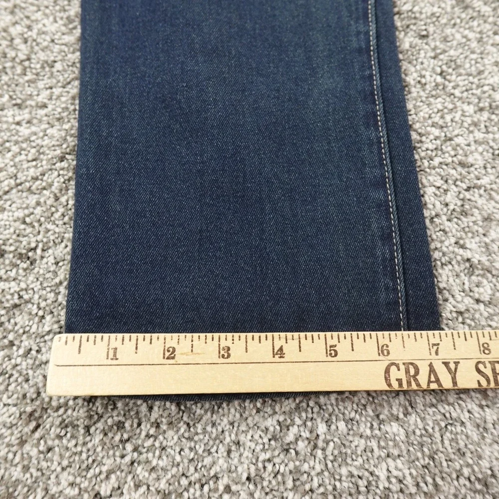 NEW True Religion Jeans Mens 32X32 Blue Denim‎ Pants Geno Relaxed Slim Straight